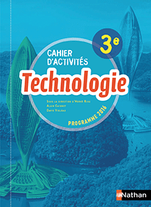 Technologie - Cahier d&#39;activit&eacute;s [3e] - &Eacute;ditions 2017