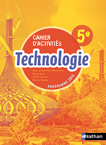 Technologie
Cahier d&#39;activit&eacute;s [5e]
&Eacute;ditions 2017