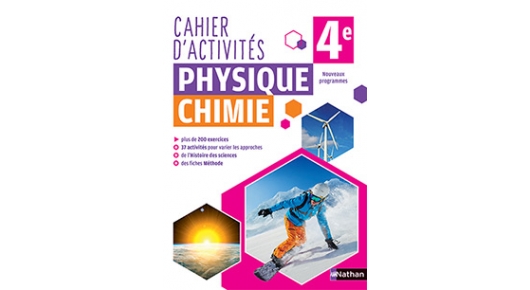 Cahier de Physique-Chimie 4e (2018) site ressources élève | Éditions Nathan