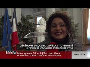 63 « nouveaux Français » dans le Nord, BFM Grand Lille, 12 décembre 2018 - Vidéo